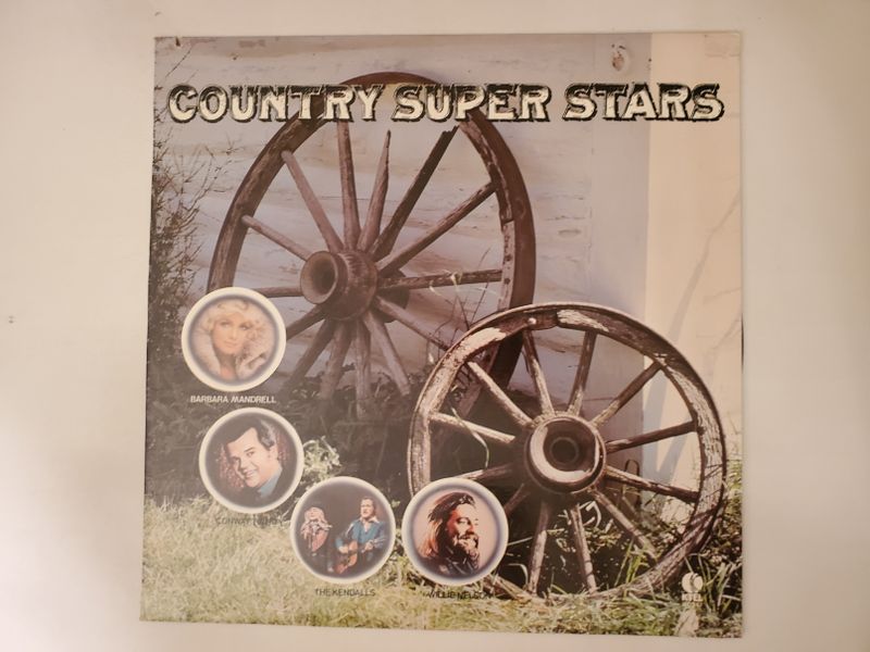 Various Artists Country Super Stars vinyl record